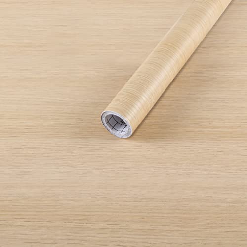 Arthome 43.5x305cm Papel Adhesivo Para Muebles, Autoadhesivo Extraíble Pegatinas de Despegar,Madera Roble Papel Pintado Vintage Vinilos Decorativos