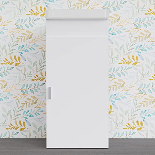 Baikal Armario Auxiliar Multiusos, Ideal para el baño o Espacios pequeños, alternativas para Dar más Orden al baño. Mueble de fácil colocación. Lavadero Henares 38 cm Blanco