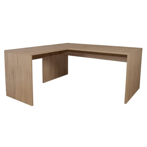 Genérico OFILIKE. Escritorio de Esquina a la Izquierda. Mesa en Forma de L. para Oficina, Estudio, Trabajo. Fabricado en Madera, Roble (180x80)