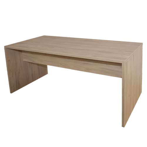 Genérico OFILIKE. Mesa Escritorio de Madera Roble. Diseño Moderno. Práctico y Funcional para Teletrabajo, Oficina, Estudio, Dormitorio. (180x60)