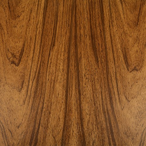 Venilia 53150 - Lámina adhesiva nuez, lámina decorativa, lámina para muebles, lámina autoadhesiva, aspecto madera natural, Color Madera de Nuez, 45 cm x 3 m, grosor: 0,095 mm