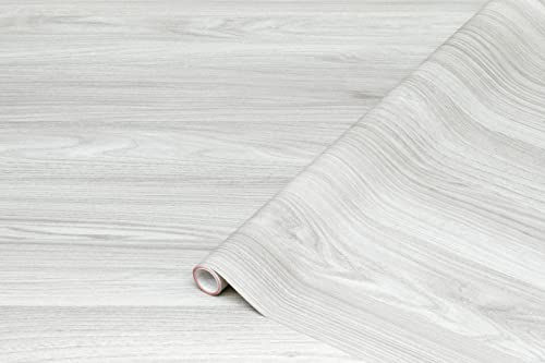 d-c-fix vinilo adhesivo muebles Sangallo gris claro efecto madera autoadhesivo impermeable decorativo para cocina, armario, puerta, mesa papel pintado forrar rollo láminas 90 cm x 2,1 m