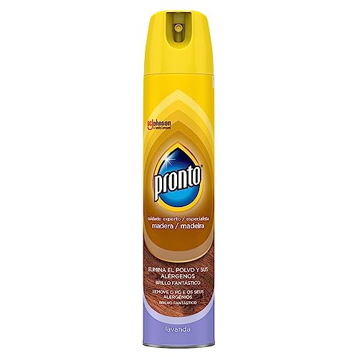 Pronto Classic Limpiador de Madera Lavanda, elimina el polvo y las huellas, aporta brillo y refrescante aroma, 250 ml