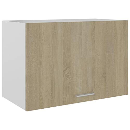 vidaXL Armario de Cocina Muebles Almacenamiento Cuencos Platos Ollas Alacena Madera Ingeniería Roble Sonoma 60x31x40cm