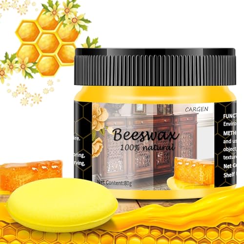 CARGEN cera de abeja natural Beewax tradicional de madera de cera de abeja multiusos para limpieza de madera y cuidado de muebles